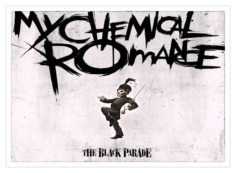 My Chemical Romance Американский панк-рок-группа ВИНТАЖНЫЙ ПЛАКАТ белая крафт-бумага ретро кафе домашний декоративный настенный плакат 42*30 см - Цвет: Кофе