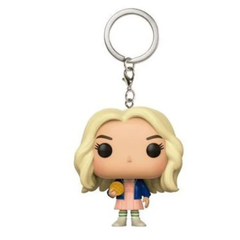 

Stranger Things Key Chain Eleven Action Figure Keychain Gifts Key Ring