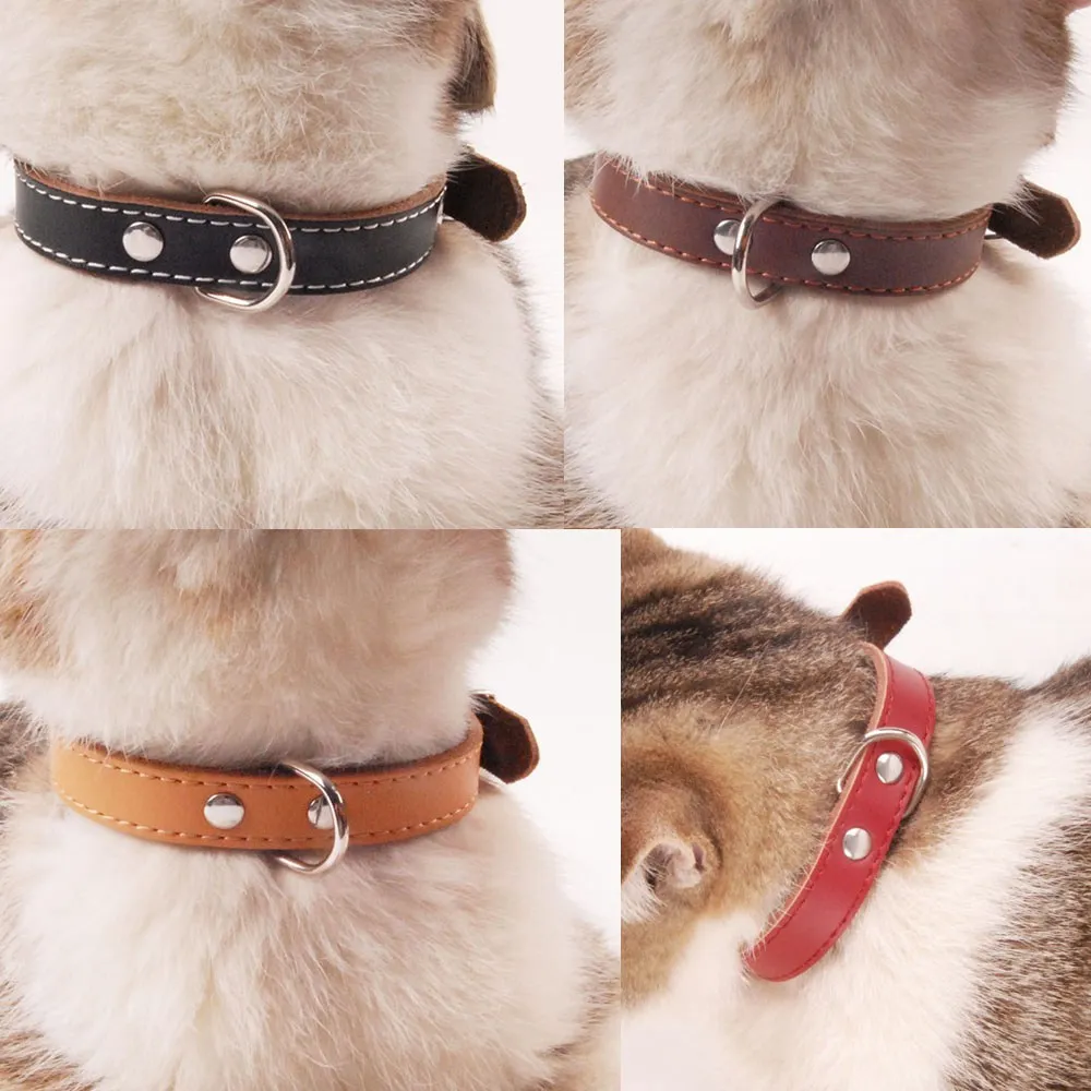 Leather-Dog-Collars-for-Small-Large-Dogs-Genuine-Leather-Solid-Dog-Collar-for-Cats-Collar-Pet