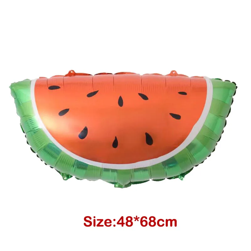 Новые фрукты овощи мультфильм арбуз/ананас/авокадо фольги воздушный шар День рождения декоративный шар для вечеринки мороженое прекрасные детские игрушки - Цвет: watermelon