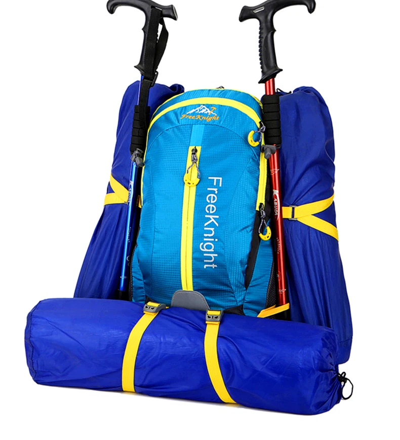 Cheap TOPTETN New outdoor bicycle equipment fitness large capacity two-color travel bag hiking waterproof scratch-resistant backpack 8