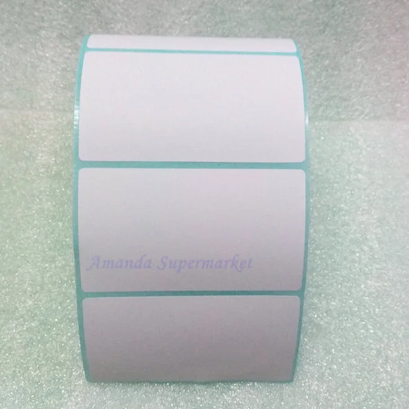 Label 70*40 mm 500 Pcs/Roll Thermal Label Blank For Supermarket Logistics Barcode Price High Quality