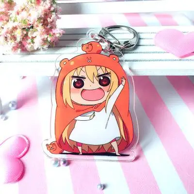 Аниме Himouto мультипликационный персонаж дома Умару косплей брелок Мода Himouto Umaru-chan автомобильный брелок для ключей ювелирные изделия Выпускной подарок коллекции - Цвет: 1