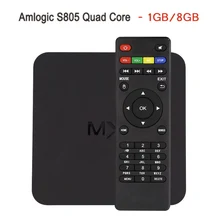 В Наличии! MX Amlogic S805 Quad Core TV Box Android 4.4 Kitkat H.265 Wi-Fi Miracast Airplay HDMI 1 ГБ RAM 8 ГБ ROM Media плеер