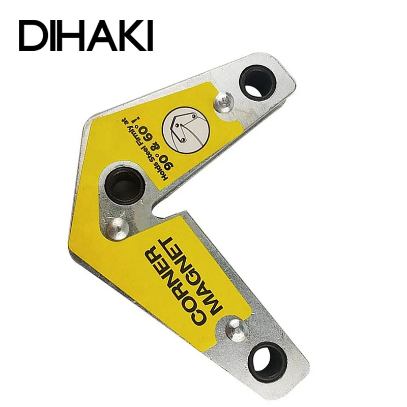 

Magnetic Welding Holder Double-Head Soldering Locator Steel Powerful Strong Magnetic Magnet Corner Welder Welding Arrows Holder
