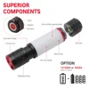 BORUiT-torche étanche avec crochet et aimant, lanterne Portable à 6 modes Zoom T6 COB lampe de poche LED, 1000lm ► Photo 2/6