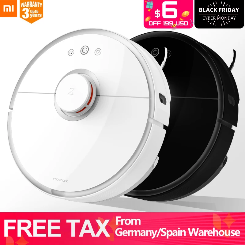 

Original 2018 Xiaomi Roborock S50 S55 Robot Vacuum Cleaner 2 APP Control Dust Sterilize Smart Planned Sweeping and Wet Mopping