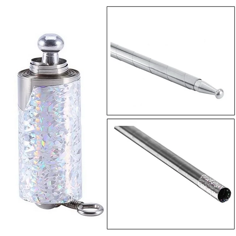 

Silver 1.1m Steel Bomb Retractable Rod Metal Bomb High Quality Elasticity Magic Bomb Length 1.1m