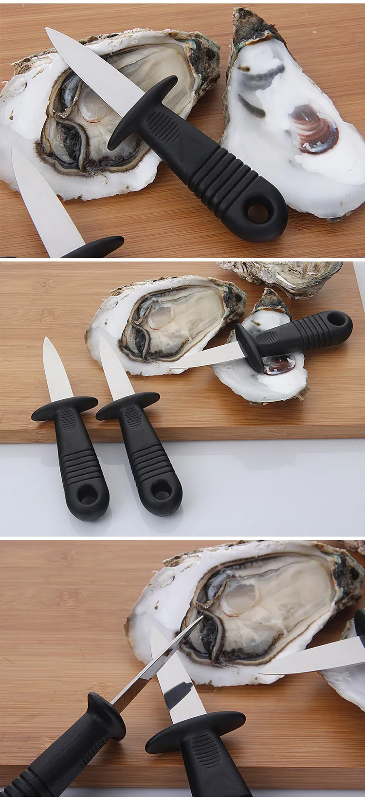 Humanized дизайн открытый корпус инструмент Oysters открывалка Shucking гребешки нож для морепродуктов Многофункциональные кухонные инструменты Shucker