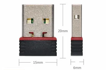 

200pcs RT5370 150Mbps Wireless Adapter 150M USB 2.0 WiFi Wireless Network Networking Card 802.11 b/g/n 2.4GHz LAN Adapter