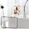 Creative Iron Line Flower Pot Plant Vase Stand Postcard Clip Holder Ceramic Vase For Flowers Vase For Wedding Decoration 1