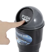 Новое поступление, бежевый Мини Автомобильный мусорный чехол для мусора и пыли, портативный ящик для хранения мусора для дома и автомобиля