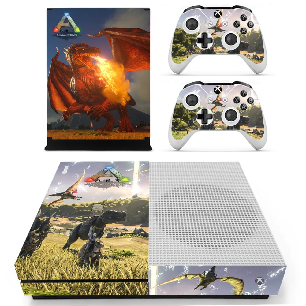 ARK Survival развивающая наклейка на кожу для Xbox One S консоль и контроллеры наклейка на кожу для Xbox One тонкий винил