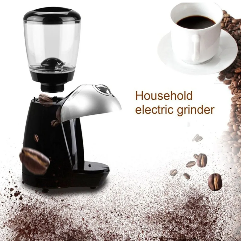 Профессиональная кофемолка для домашнего использования, электрическая шлифовальная машина, оснащенная 420 шлифовальным диском из нержавеющей стали