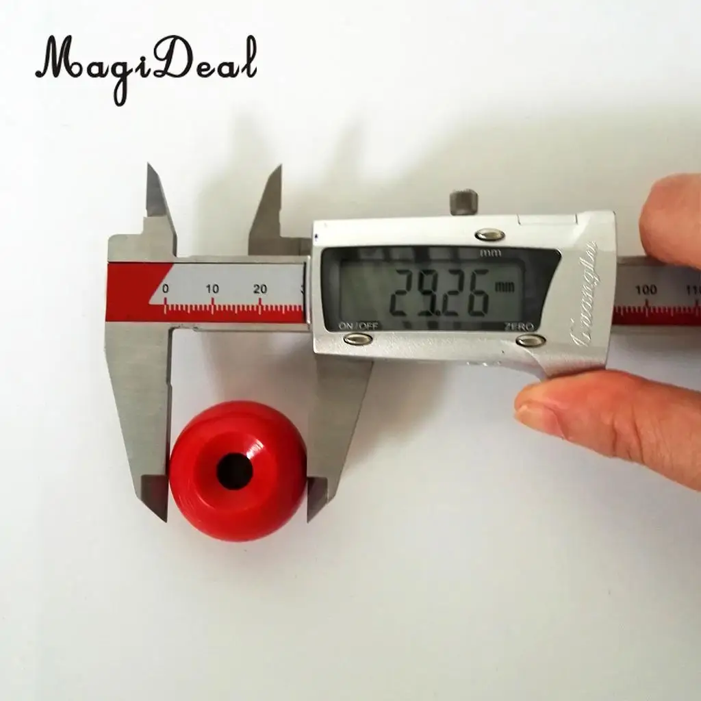 MagiDeal 2 Pieces Red Plastic Kayak Tail Rudder Control System Balls Kit Accessories