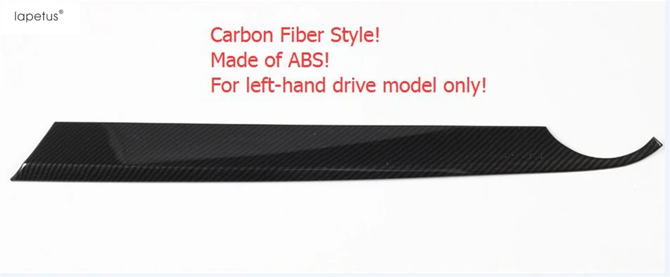 Аксессуары подходят для Chevrolet Camaro- ABS Co-pilot Центральная контрольная полоса формовочная крышка комплект отделка углеродное волокно вид