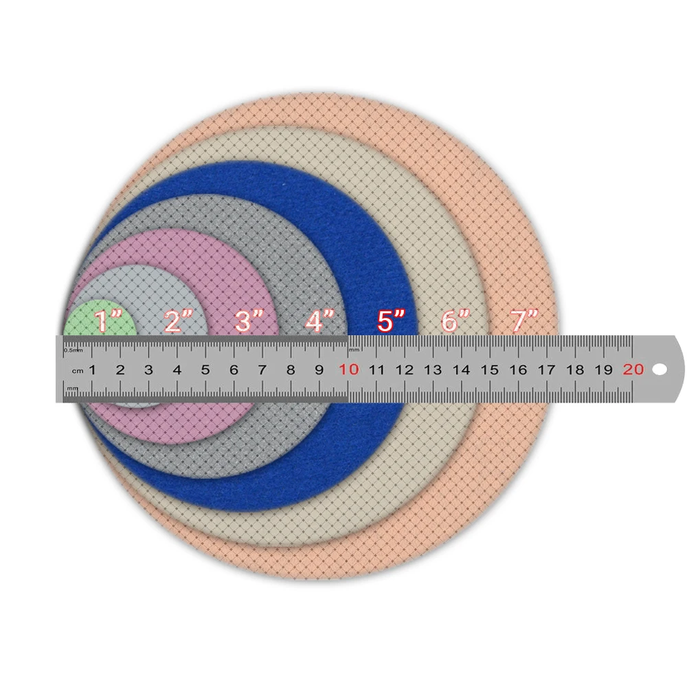 5 шт. 5 дюймов (125 мм) губка-поддержке Hook & Loop Водонепроницаемый Шлифовальные Диски Круглый шлифовальная губка для вращающихся инструментов