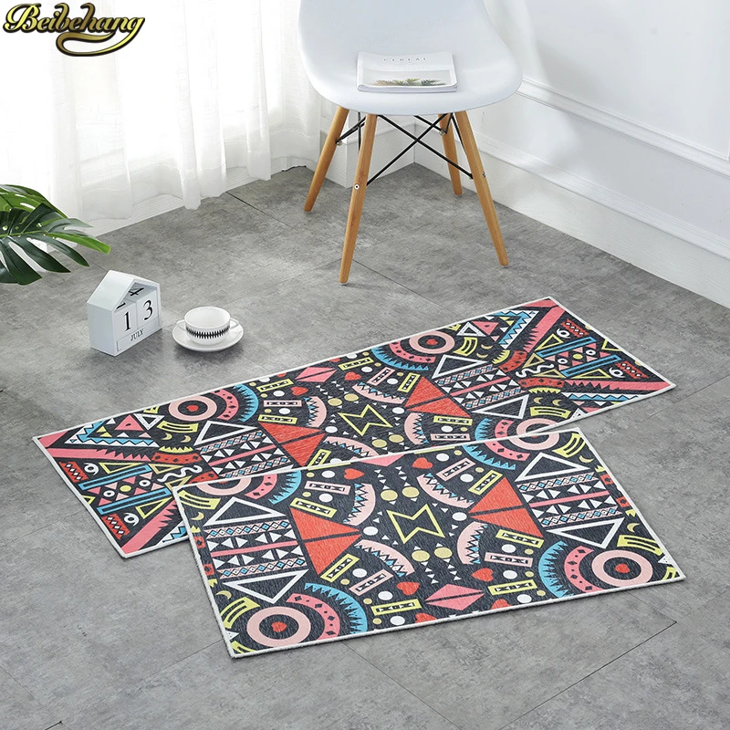 

Простой современный журнальный столик для гостиной, спальни, Ковровые Коврики, скандинавский Прямоугольный Коврик для двери, нескользящий ...