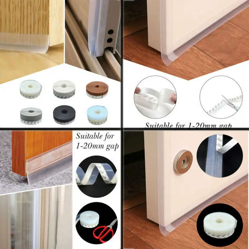 

Multi-function Self Adhesive Glue Door Window Draught Dust Insect Seal Strip Soundproofing Weatherstrip 35 mm Width Dropshipping