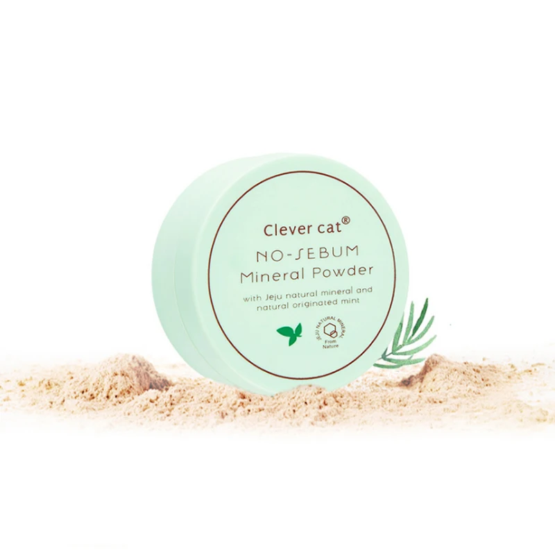 

Clever cat brand Oil control Mineral Loose powder Exquisite Soft and smooth Concealer Brighten Lasting Moist Make up