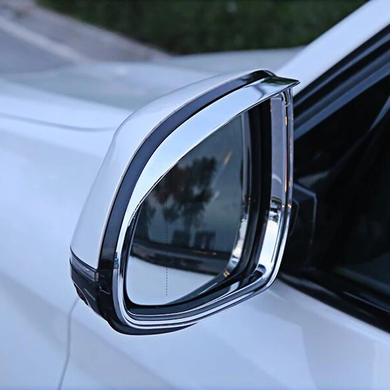 For BMW X3 G01 X4 G02 2018 2019 ABS Plastic Chrome Car rearview mirror block rain eyebrow Cover Trim Styling accessories | Автомобили и