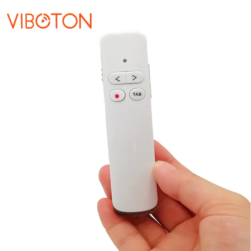 

VIBOTON Multifunction Wireless Presenter Laser Pointers 2.4G RF Wireless Control PPT volume adjustment Black screen Red light