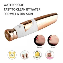 Эпилятор для бровей для носа и шеи, женский микро триммер для удаления бритья, электрическая бритва, триммер для волос для ушей и носа