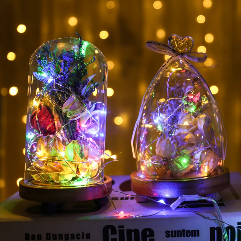 5 В USB Сказочный светодиодный светильник s RGB 10 м 2 серебряная проволочная гирлянда