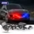 Aeing 8x2 диоды с беспроводным управлением вспышка аварийный стробоскоп Автомобильная подсветка для решетки радиатора ультра яркий ПЛИС свет красный синий янтарь белый - изображение