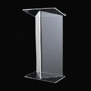 Free Shipping Deluxe Beautiful Modern Design Cheap Clear Acrylic Lectern