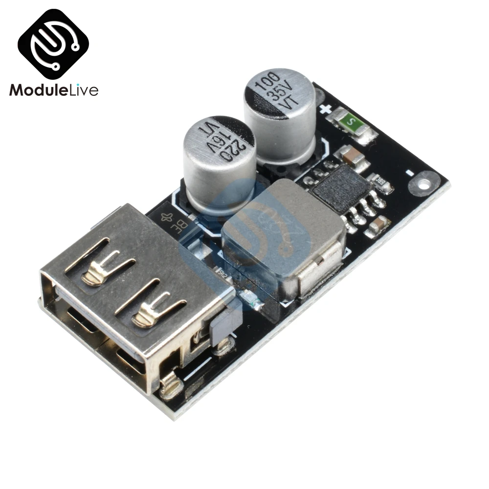 QC3.0 QC2.0 USB DC-DC понижающий преобразователь зарядный модуль 6-32 в 9 в 12 В 24 В к быстрое зарядное устройство плата 3 в 5 в 12 В Шаг вниз - изображение