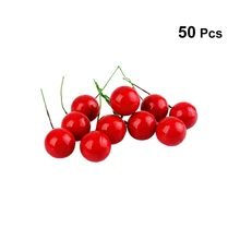50 шт. Премиум DIY безопасные реалистичные искусственные фрукты ягоды поддельные пены гранат фрукты маленькие ягоды для дома A20
