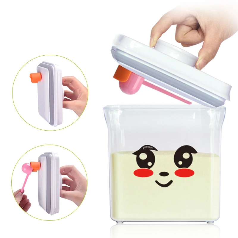 Baby Milk Powder Box Child Food Storage BPA Free Container Infants Leak Proof Portable Pot Toddler Large Seal Dinnerware MY0028 (7)
