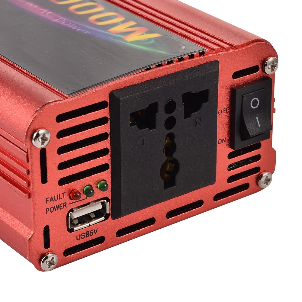 Инвертор модифицированный. Инвертор модифицированный. Преобразователь тока. Инвертор модифицированный. Преобразователь 12 в 220 1200 вт с двумя универсальными розетками.