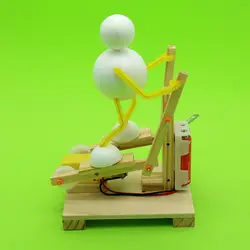 Diy Электрический шаг эллиптическая машина паровой производитель образование руки-на сборке модель подарок забавная игрушка