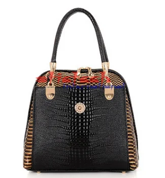 

by dhl or ems 20pcs High Quality Women Handbag Crocodile Famous Brands Shoulder Bag Female Tote Luxury Women Messenger Bags