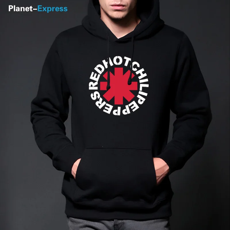 Red Hot Chili Peppers Hoodie men Cotton Fleece Sweatshirt Long Sleeve