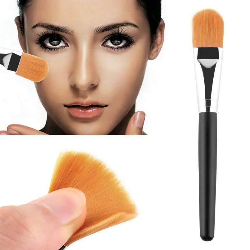 Новый макияж Большой Blush Brush лица Пудра кисть деревянной ручкой маска Румяна Косметика Инструмент