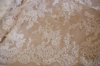 

bridal lace fabric, cord lace fabric, alencon lace fabric with retro floral new arrival 3yards