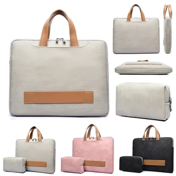 

13.3 14 15 inch Laptop Sleeve Case Portable Computer Bag Zipper Soft Notebook Bag For MacBook Air Pro Ultrabook Notebook tablet