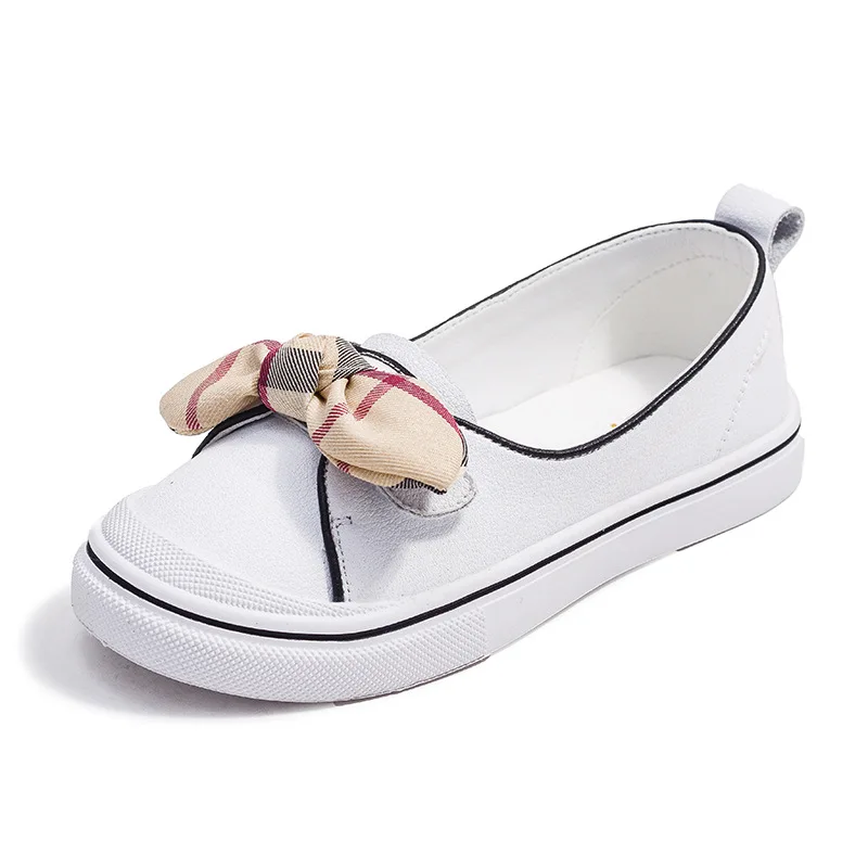 

Fashion Leather Children'S Shoes 2019 Summer New Children'S Breathable Sports White Shoes Boys And Girls Plaid Children'S Shoes