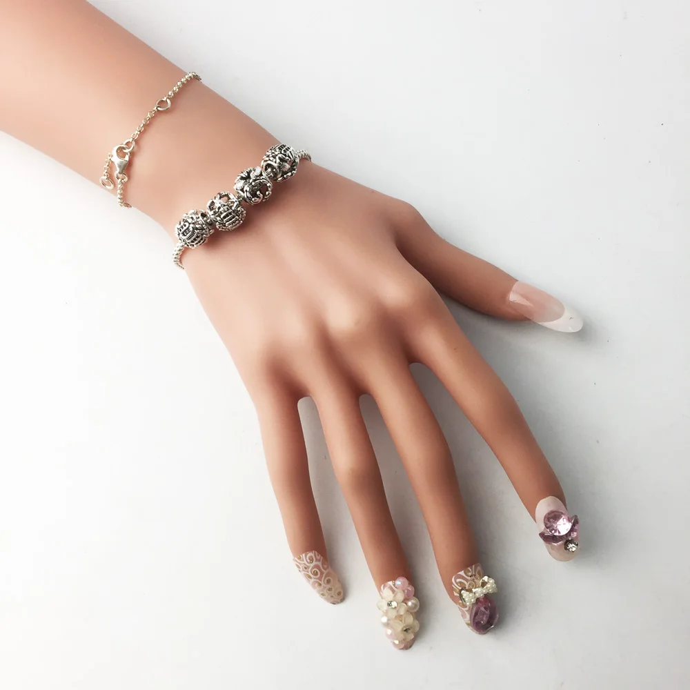 DIY бусины змея паук-Скорпион Король Королева Шарм, модные серебряные ювелирные изделия трендовый подарок для женщин мужчин подходят браслеты ожерелье чокер