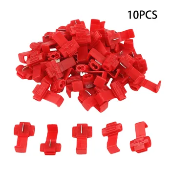 

Franchise 10Pcs Low-priced Spare Product AWG22-18 Wire Terminals Quick Connector Cable Clamp Connection Clip #0523