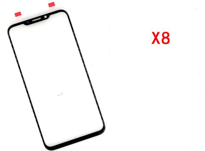 Для Meizu X8 M852Q Сенсорная панель Передняя стеклянная Ремонт Запасные части |