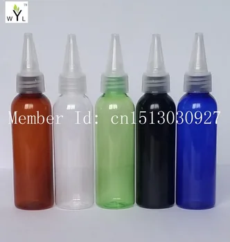 

60ML empty Statuesque bottle , Seasoning solvent bottle pet clear Liquid dropper bottle with pointed mouth WYL