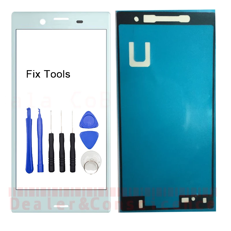 

1PCS For Sony Xperia X Compact F5321 Front Glass Touch Screen Outer Panel+Tools+ Screen Adhesive Sticker