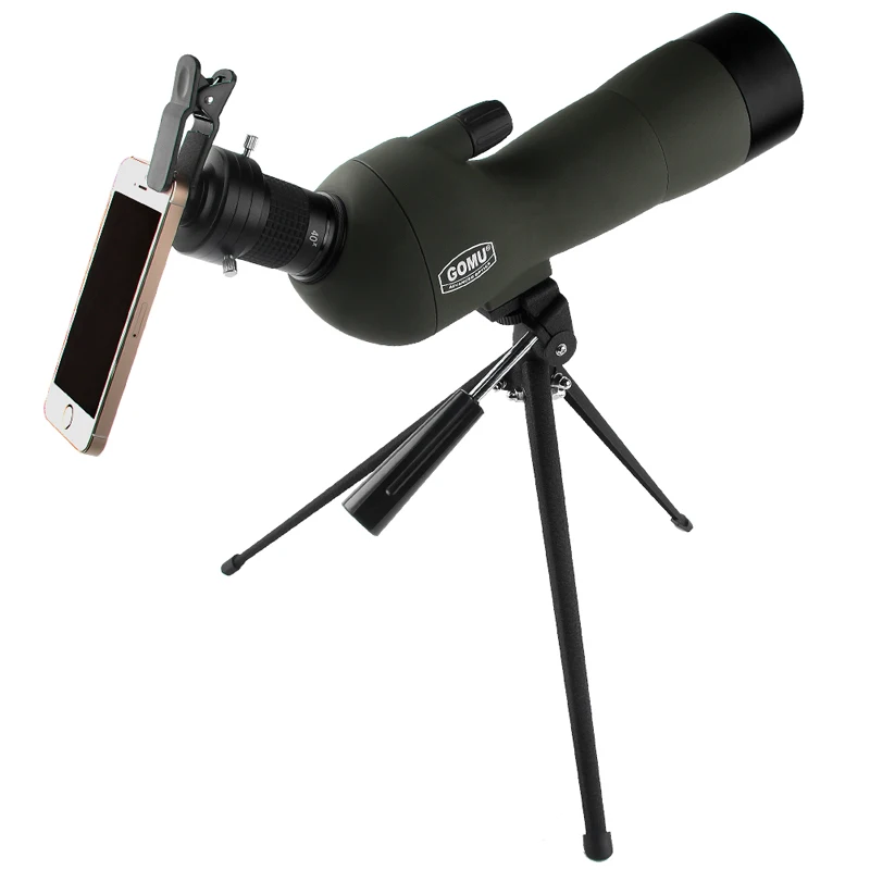 20-60x60 HD Spotting Scope Zoom Telescope with 45-Degree Angled RL38-0008-4