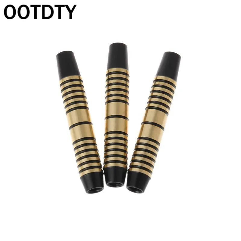 

3pcs Black Copper Dart Barrels For Soft/Steel Tip Dart 49mm 16g With 2BA Thread