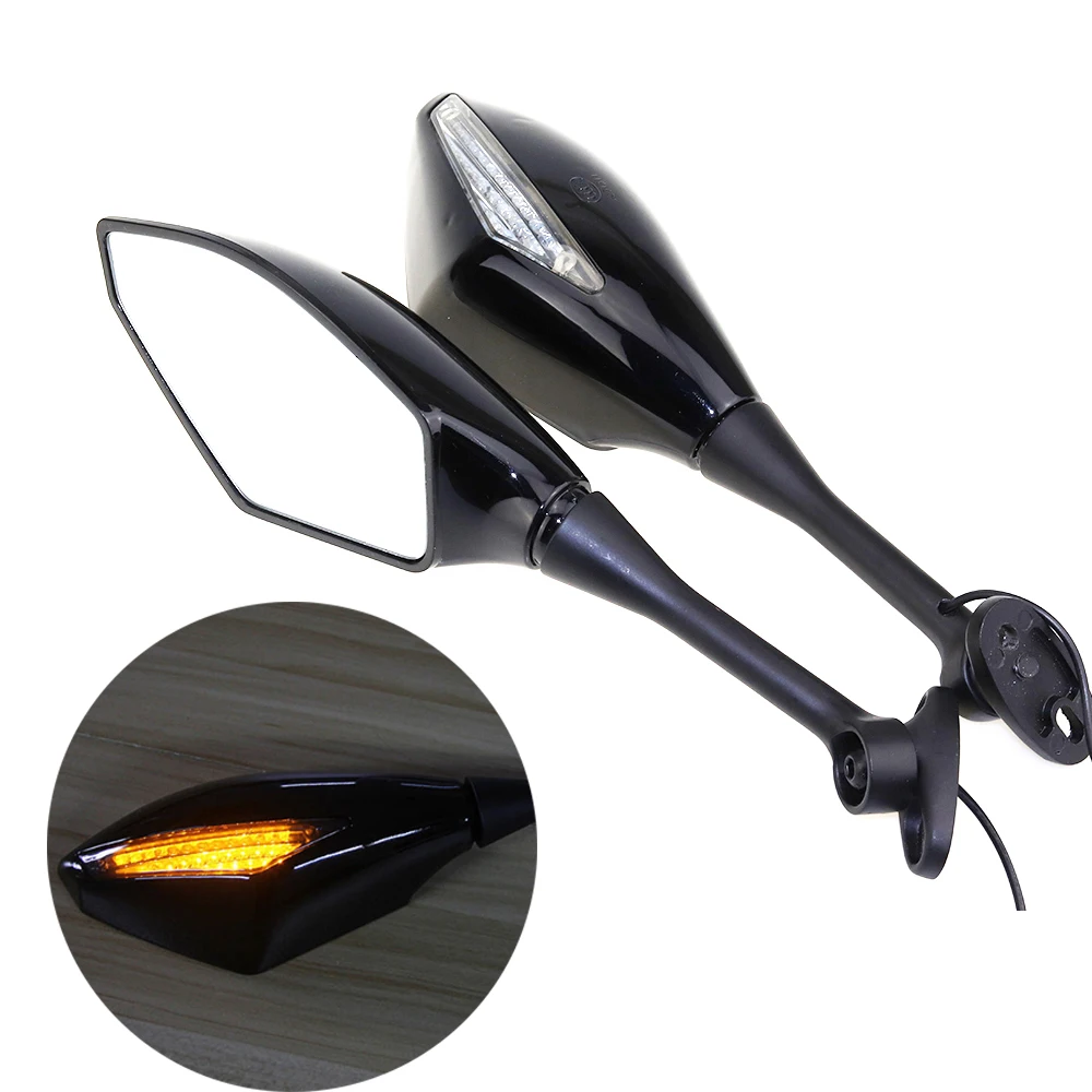 

Motorcycle LED Turn Signals Rear View Side Mirrors For Honda 04 05 06 07 CBR1000RR CBR 1000 RR For CBR600RR CBR250R CBR500R