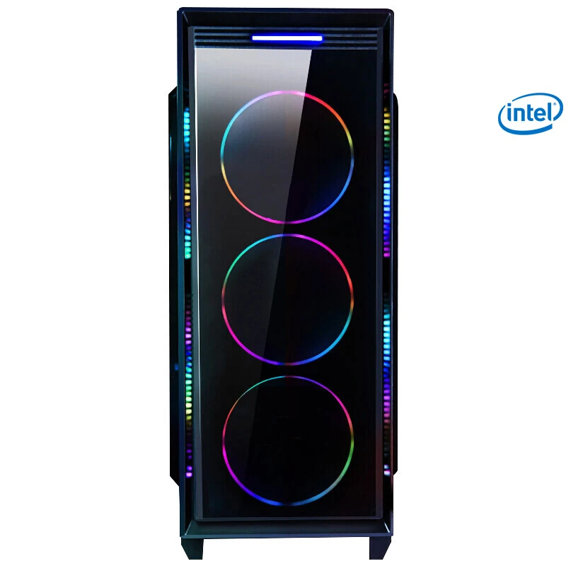  S41 Intel I3 8100 Computer PC Quad Core 1TB HDD 4GB RAM Desktop 6 free fans Integrated Graphics Car